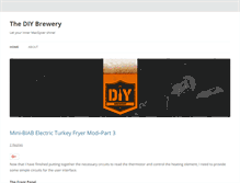 Tablet Screenshot of diybrewery.com